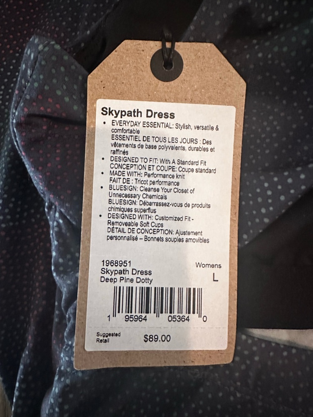 Splendid Backless Maxi Dress in Black and Burgundy Dot Print - Picture 4 of 4